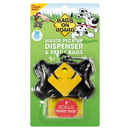 Bags on Board Bone Waste Pick-Up Bags Dispenser