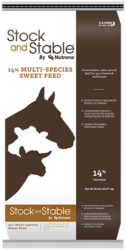 Stock & Stable® By Nutrena® 14% Multi-Species Sweet Feed