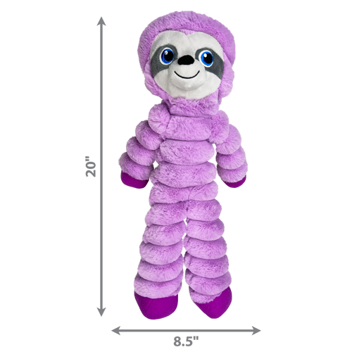 KONG Shakers Crumples Sloth Dog Toy