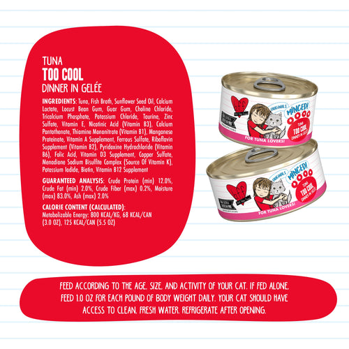 Weruva BFF Tuna Too Cool Canned Cat Food