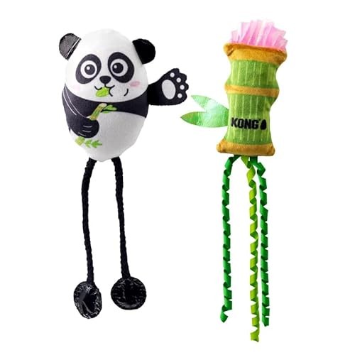 KONG Scrattles Panda Cat Toy