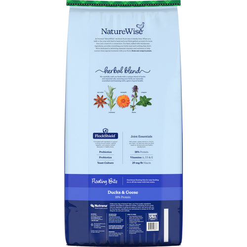 Nutrena® NatureWise® Nourishing Waterfowl 18% Protein Floating Bits