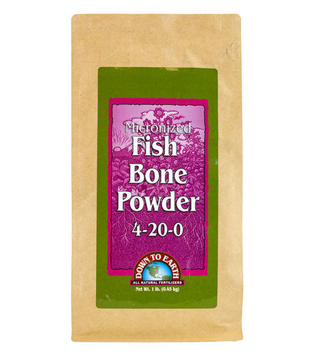 Down To Earth Fish Bone Powder 4-20-0 Fertilizer