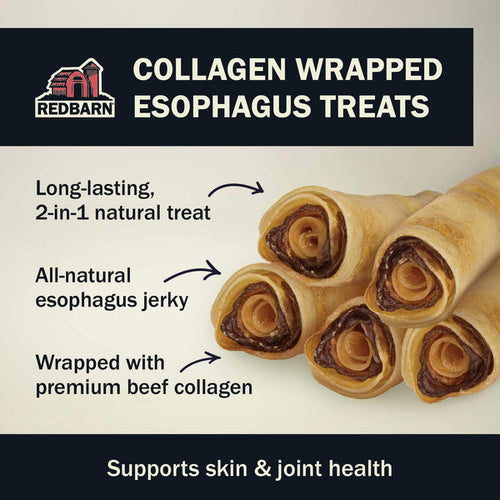Redbarn New! Collagen Wrapped Esophagus Roll